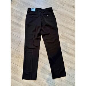 NWT Elegante Gentiluomo Mens Nehru Black Dress Pants 38R 32W Designed In Italy‎